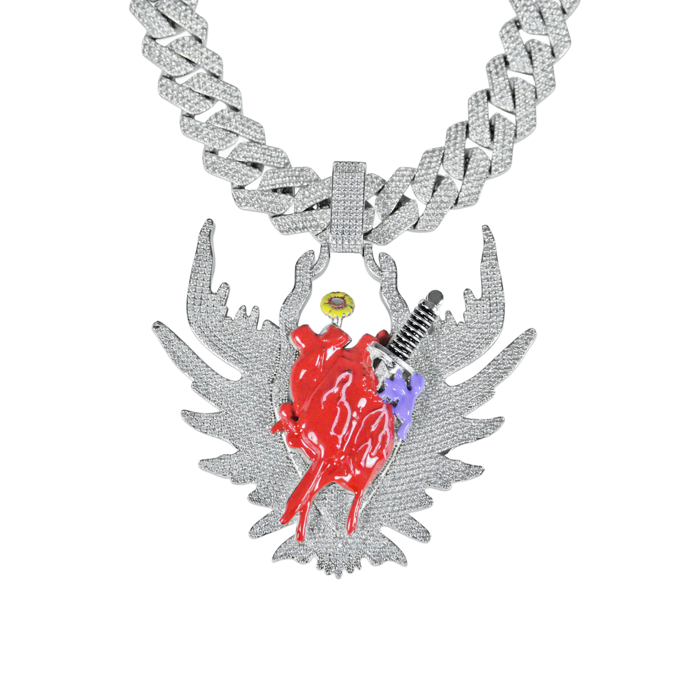 Cadena “Heart of Resurrection” – Cuban Iced Edition