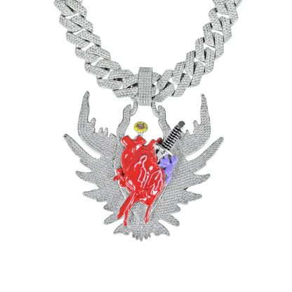 Cadena “Heart of Resurrection” – Cuban Iced Edition