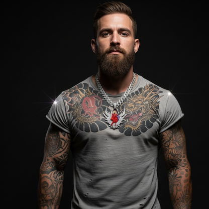 Cadena “Heart of Resurrection” – Cuban Iced Edition