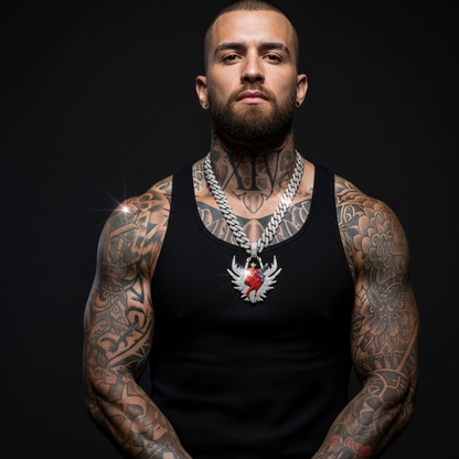 Cadena “Heart of Resurrection” – Cuban Iced Edition