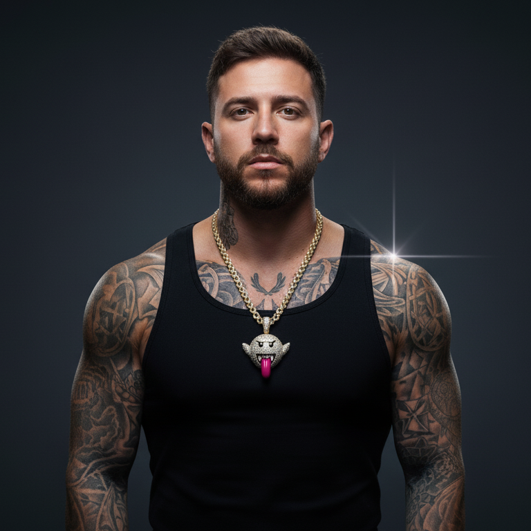 Ghost Drip Cuban Chain – Edición LDNT