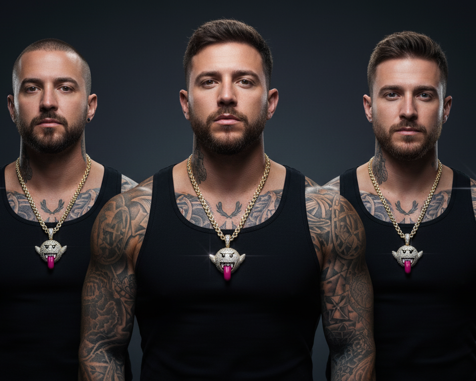 Ghost Drip Cuban Chain – Edición LDNT